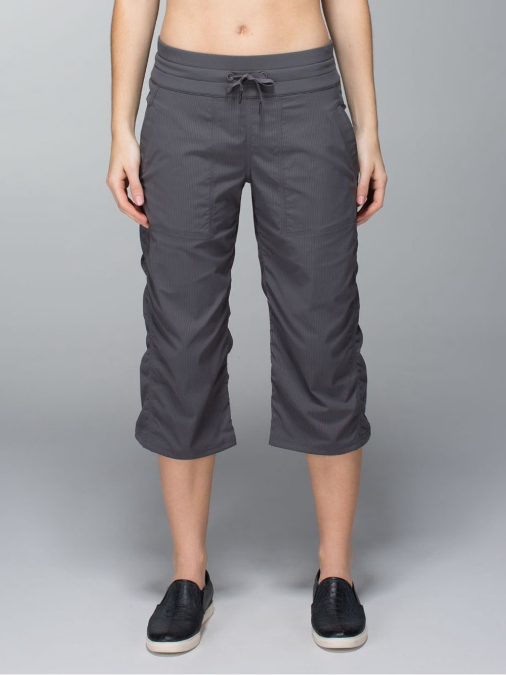 Lululemon Dance Studio Crop - Unlined - Soot Dark Grey